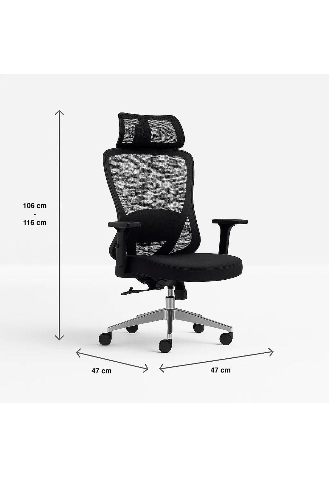 Silla de Oficina Flexor - Negro-3