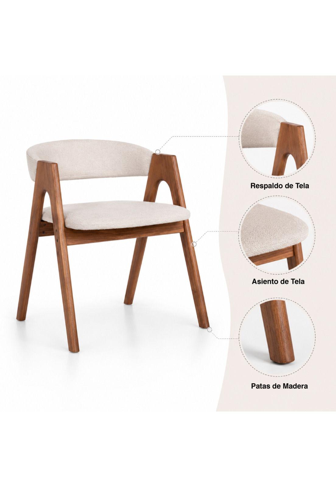 Pack de 2 Sillas de comedor Kizuna 50X55x67-4