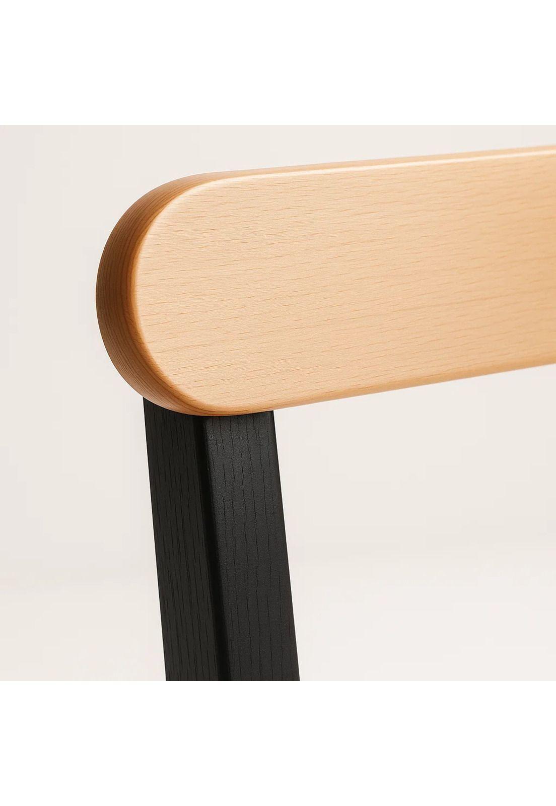 Silla Fresno de Madera - Negra-5