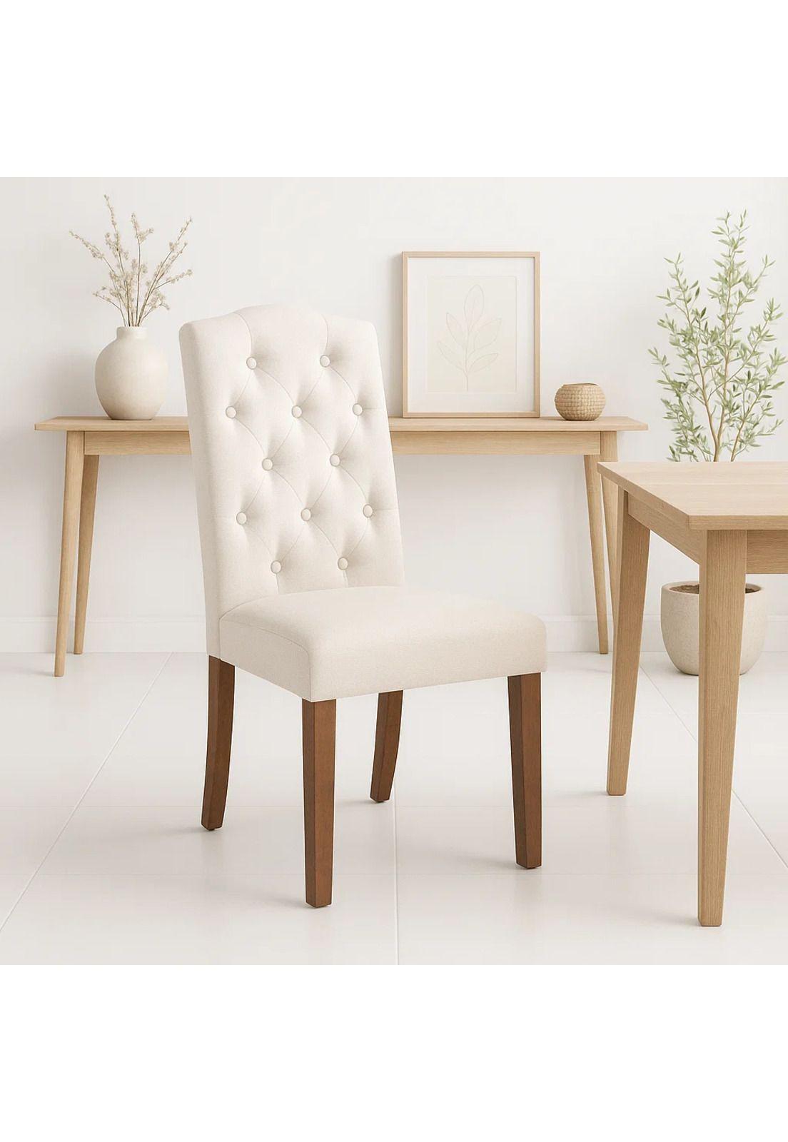 Silla de Comedor Acolchada Madera Elegance-1