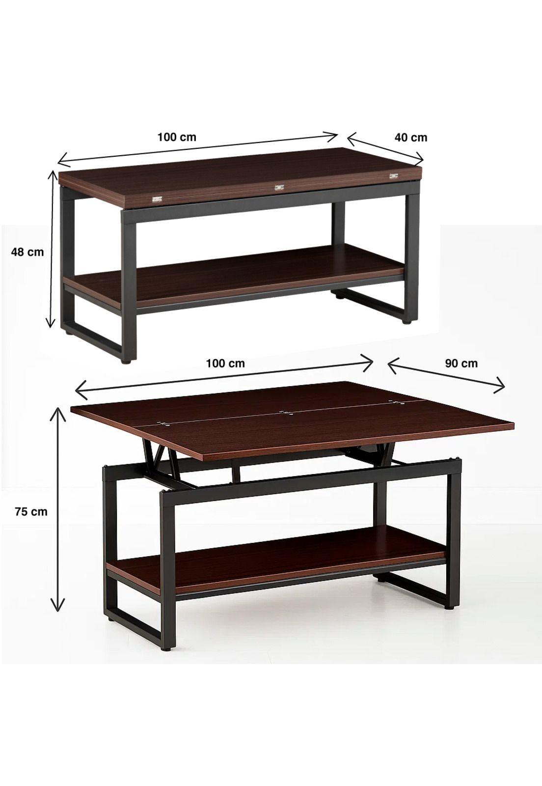 Mesa de Centro Sombra - Negra-3