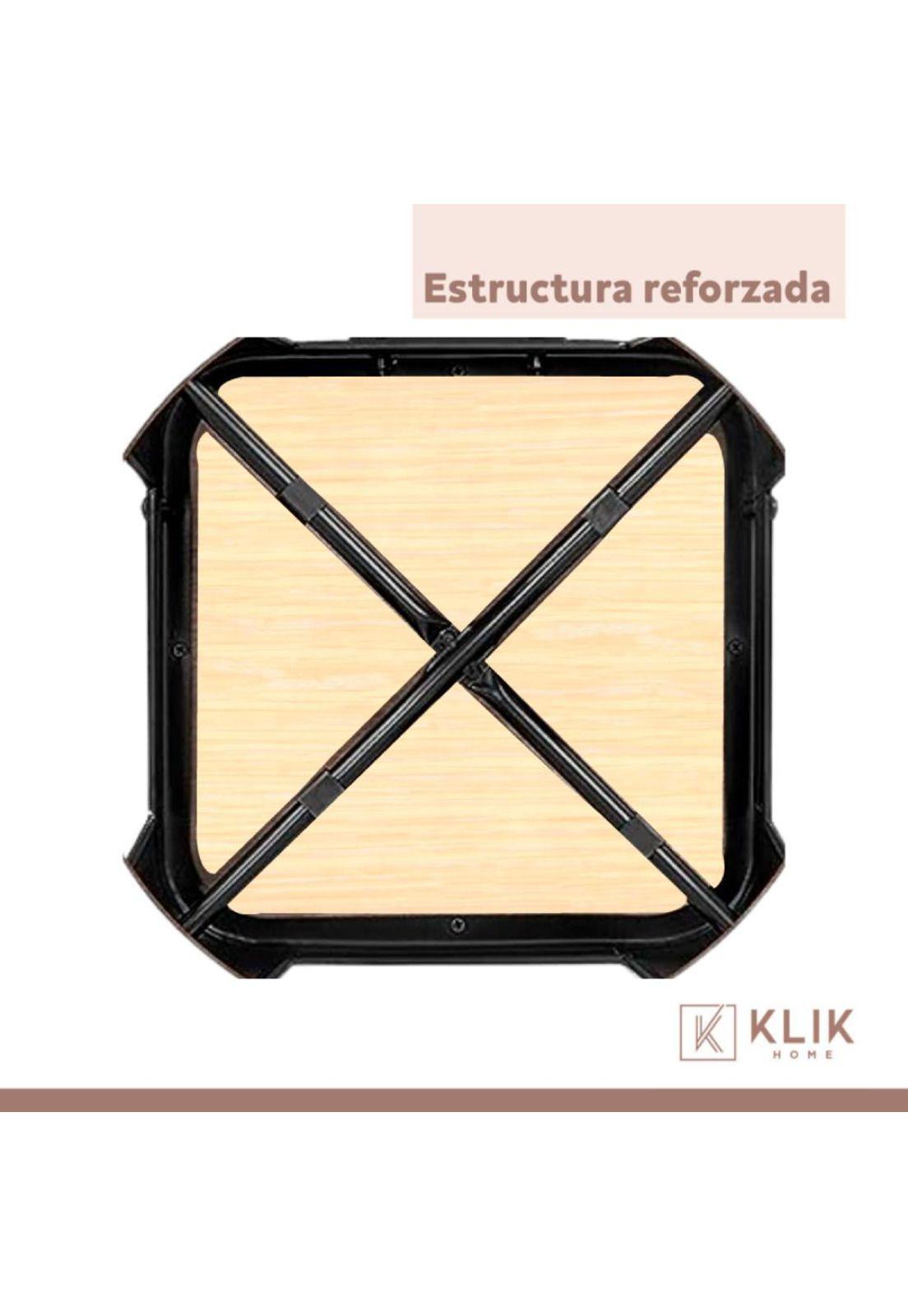 Pack de 4 Taburetes Tolix Con Asiento De Madera Clara - Negros-4