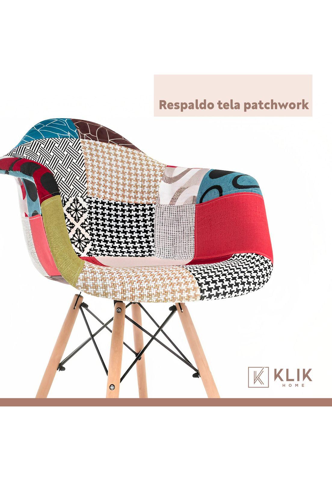 Butaca Sitial Eames Patchwork - Tradicional-4