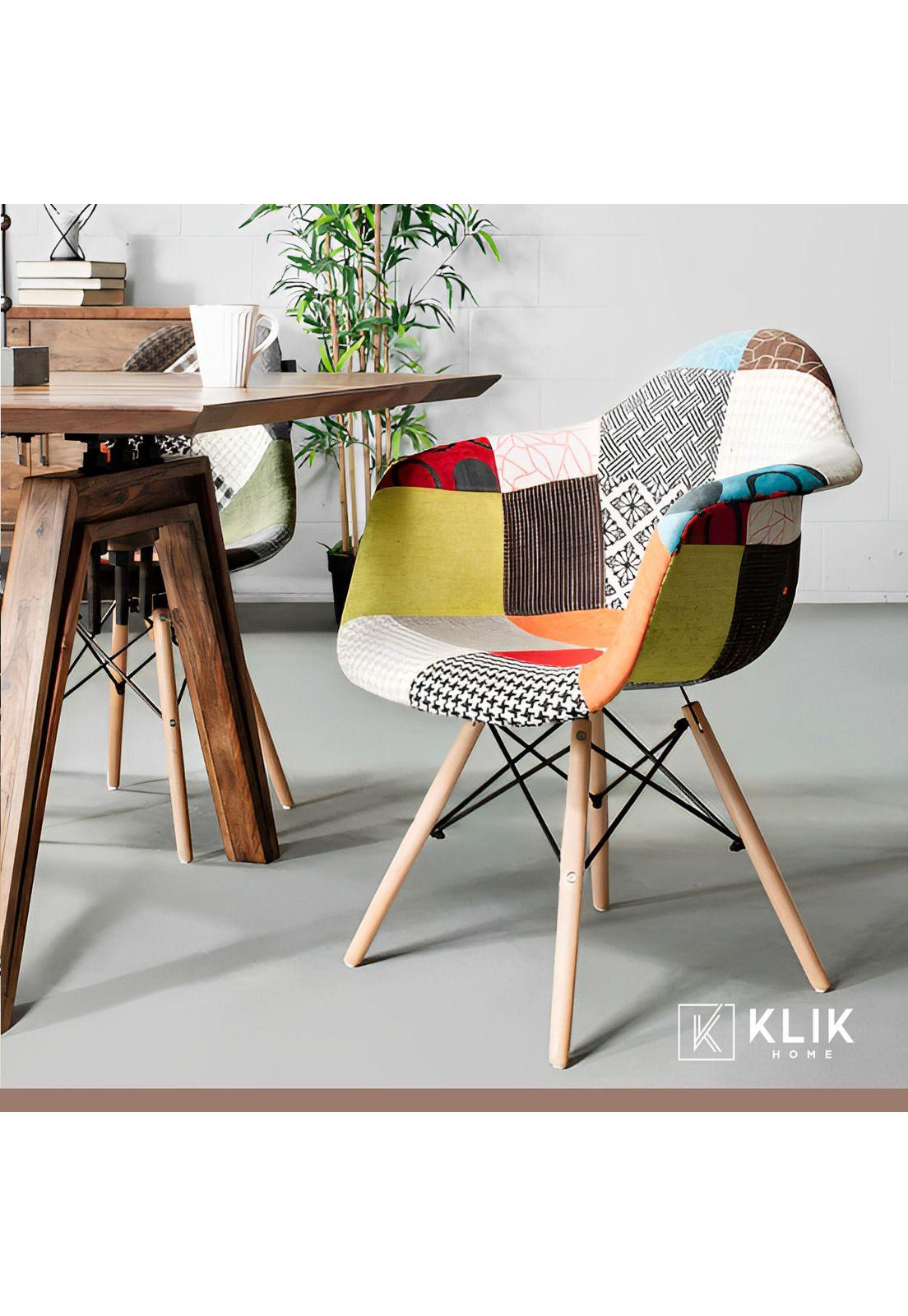 Butaca Sitial Eames Patchwork - Tradicional-7