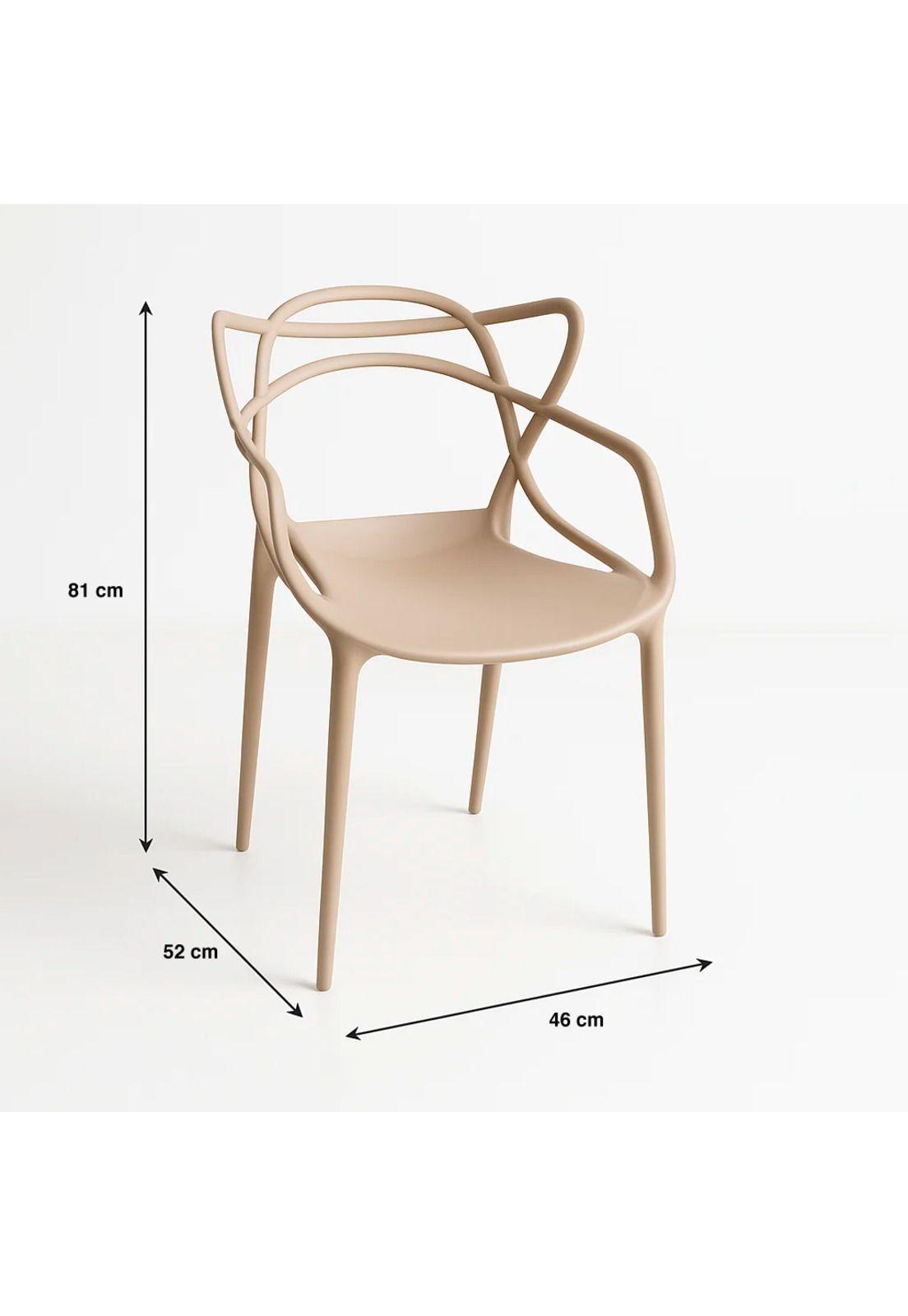 Silla de Terraza o comedor Master - Beige-3