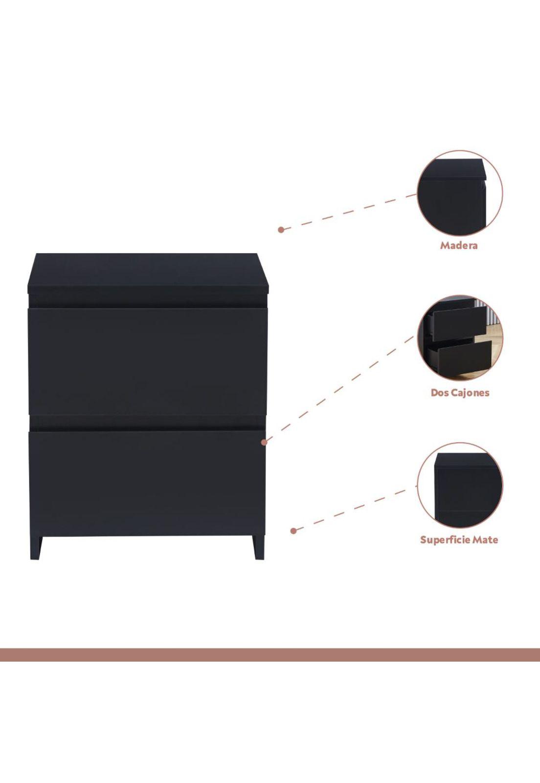 Velador Cajon Doble Minimal Oscuro-2
