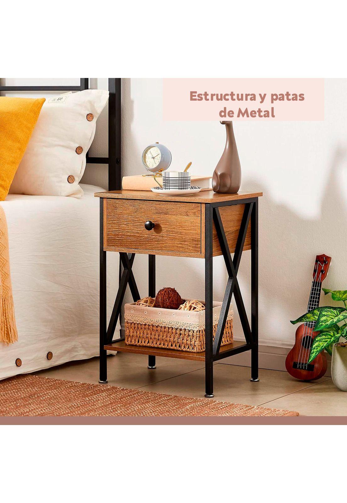Pack de 2 Veladores industrial cross-4