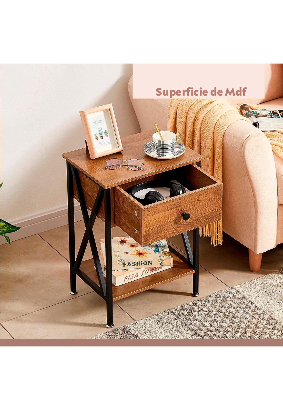 Pack de 2 Veladores industrial cross-7