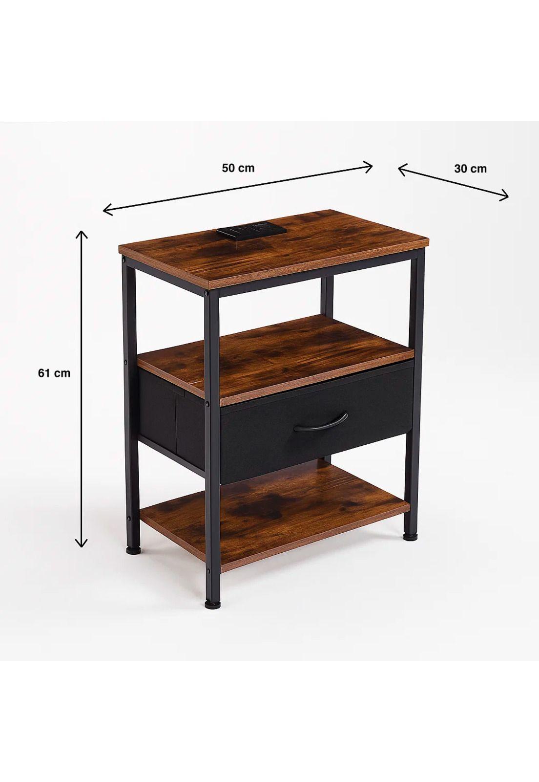 Velador Estilo Indusctrial Blackwood-3