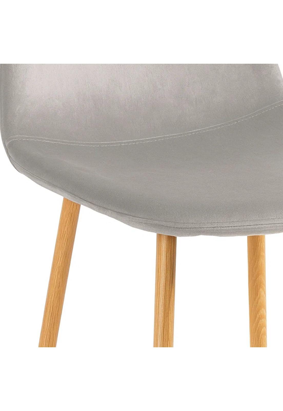 Pack de 2 Sillas Spoon Terciopelo - Gris-5