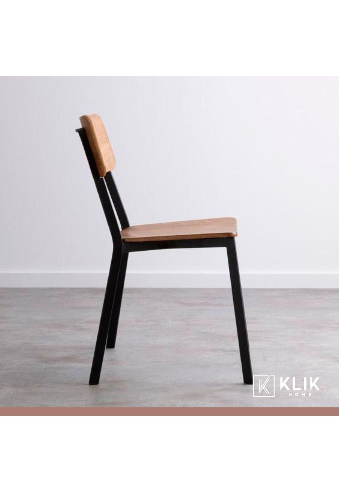 Silla Fresno de Madera - Negra-7