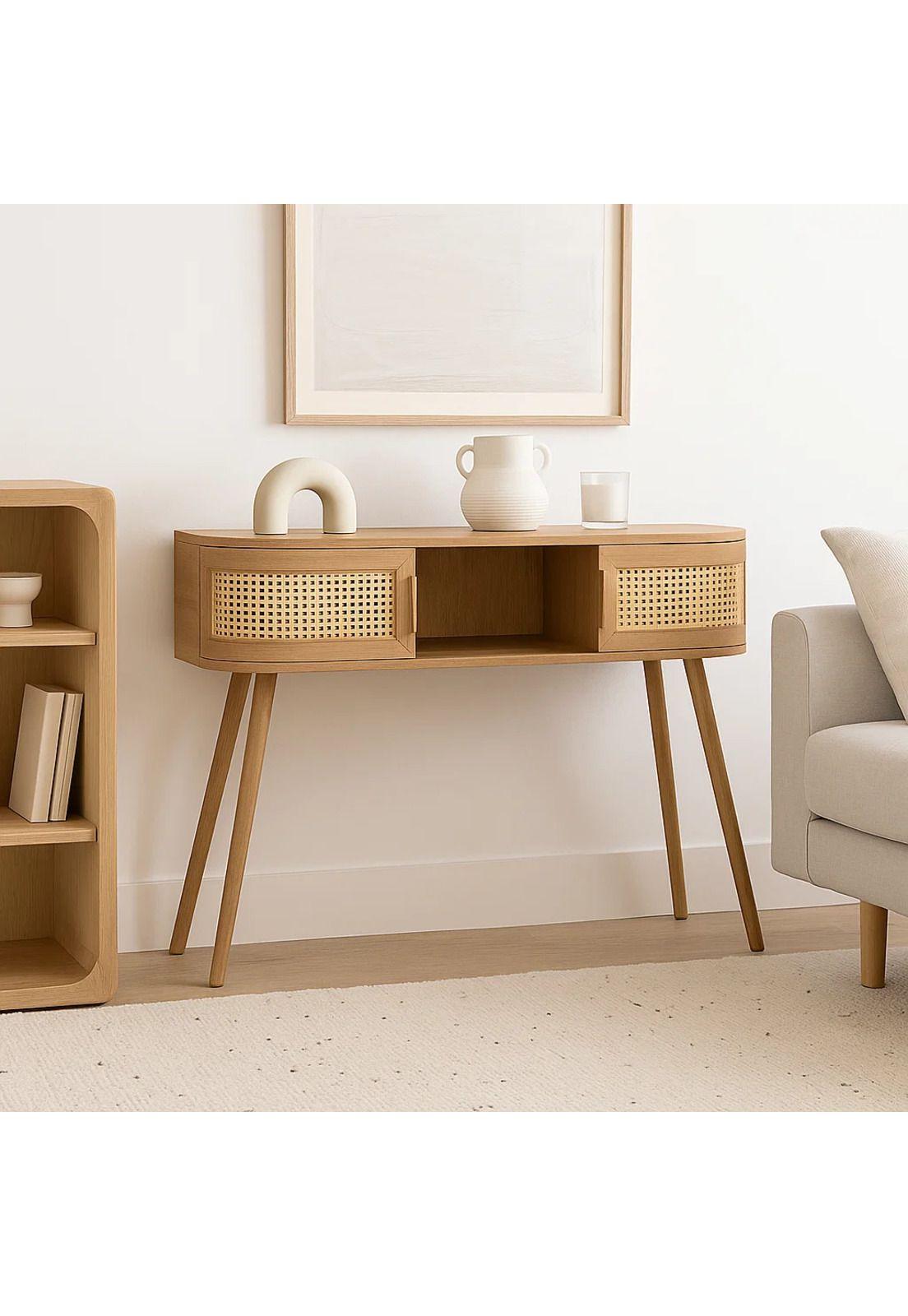 Escritorio Siena Rattan - Natural-2