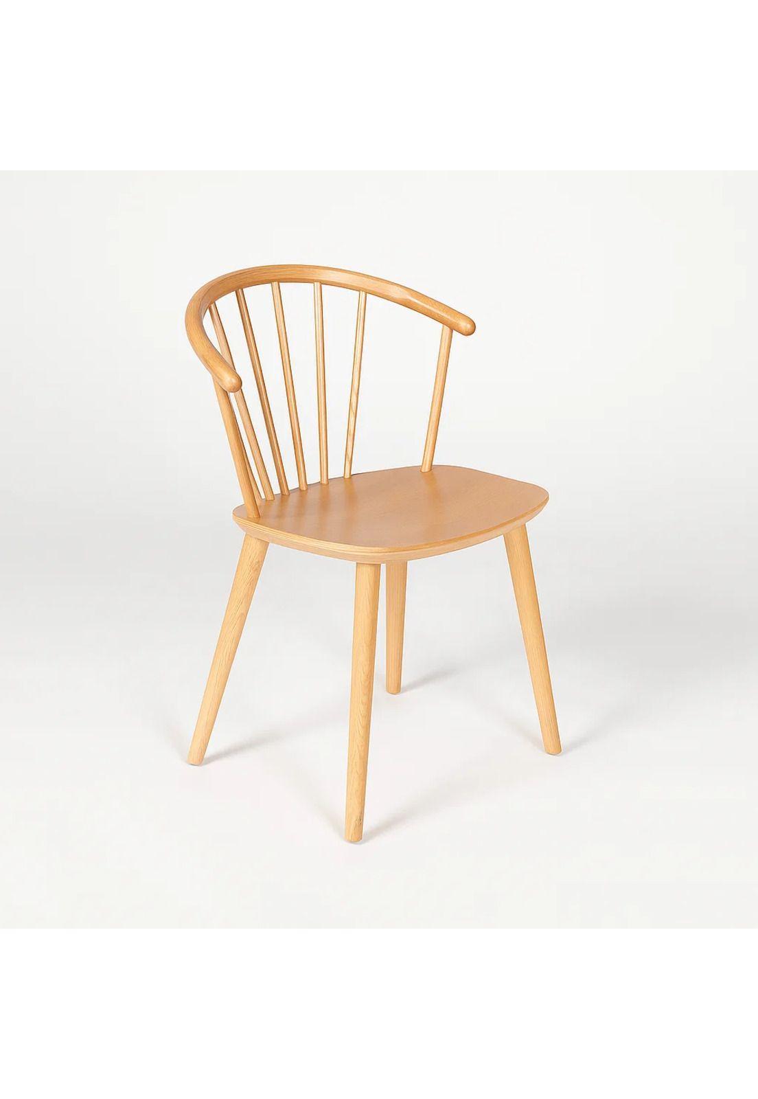 Silla Lykke de Madera - Natural-7