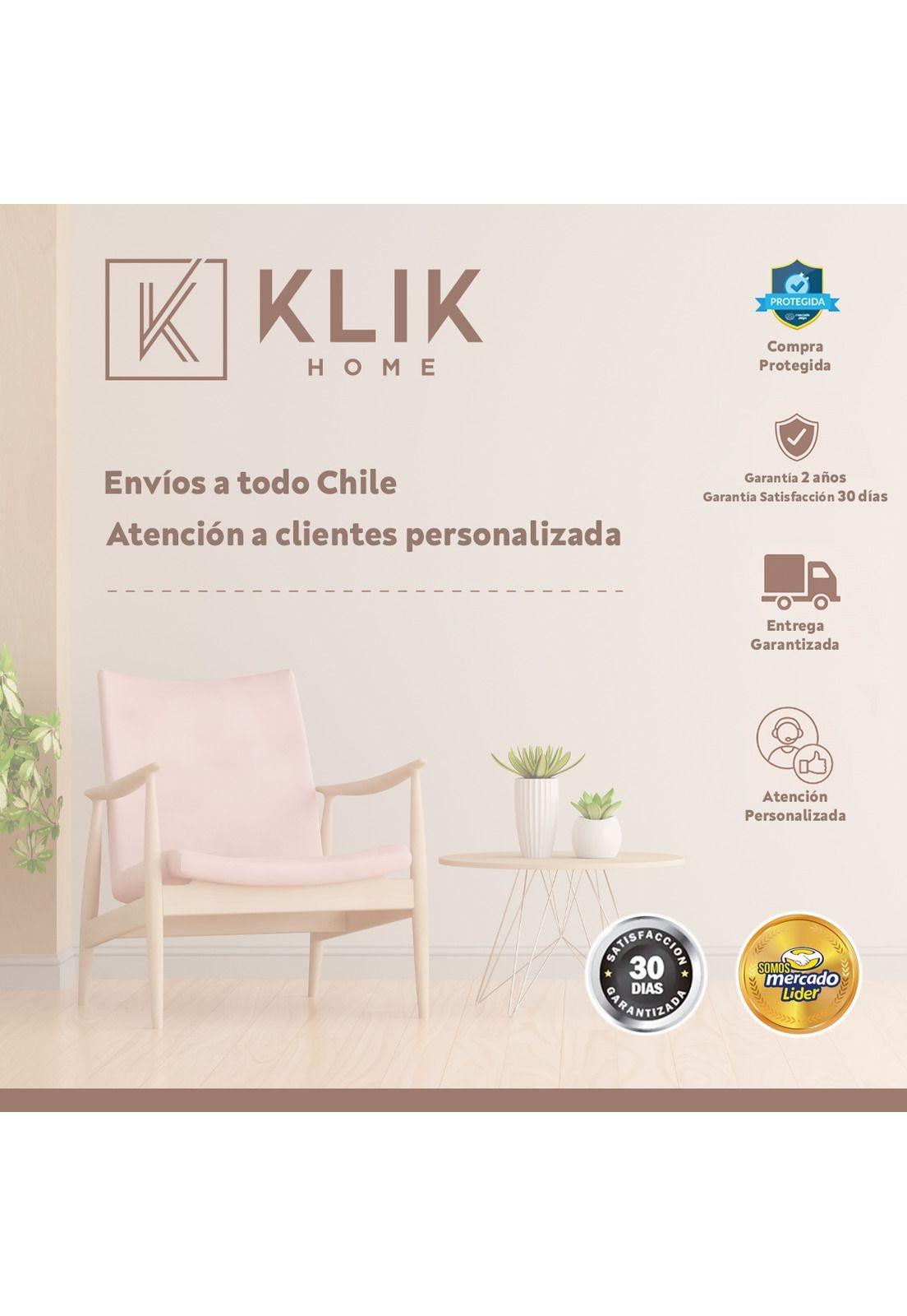 Comedor Mesa Eames Redonda vidrio 100cm + 4 Sillas Eames Patchwork Tela Wood Celeste-9