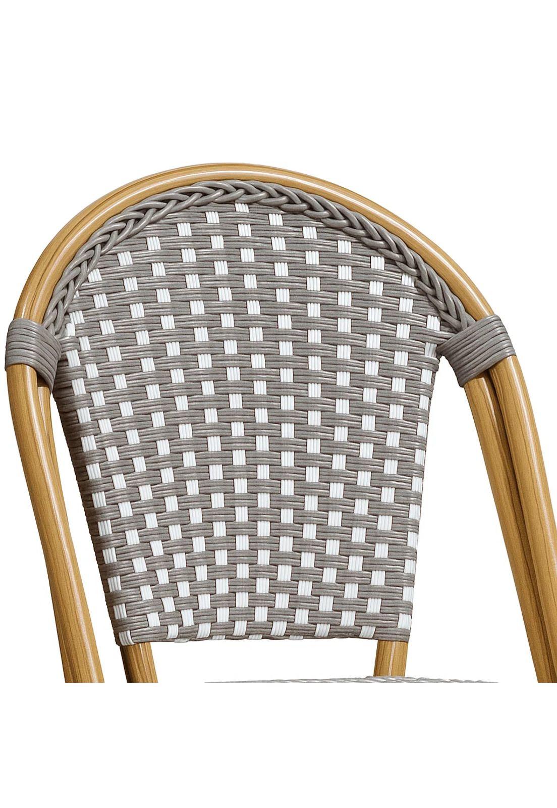 Silla Bistro de Exterior Resistente al Agua y al Sol-5