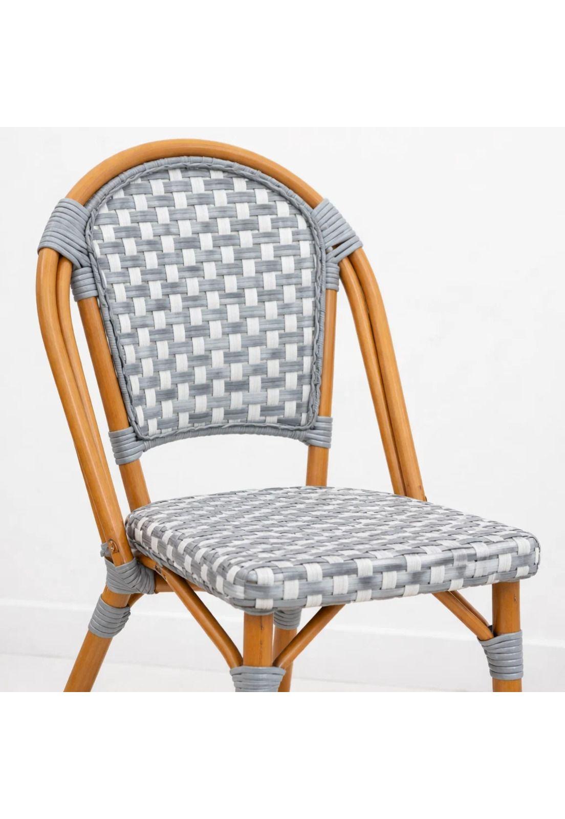 Silla Bistro de Exterior Resistente al Agua y al Sol-5