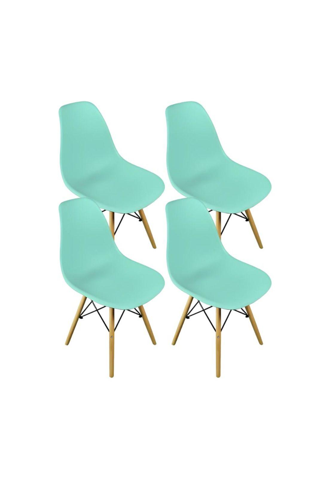 Pack de 4 Sillas Eames Menta-0