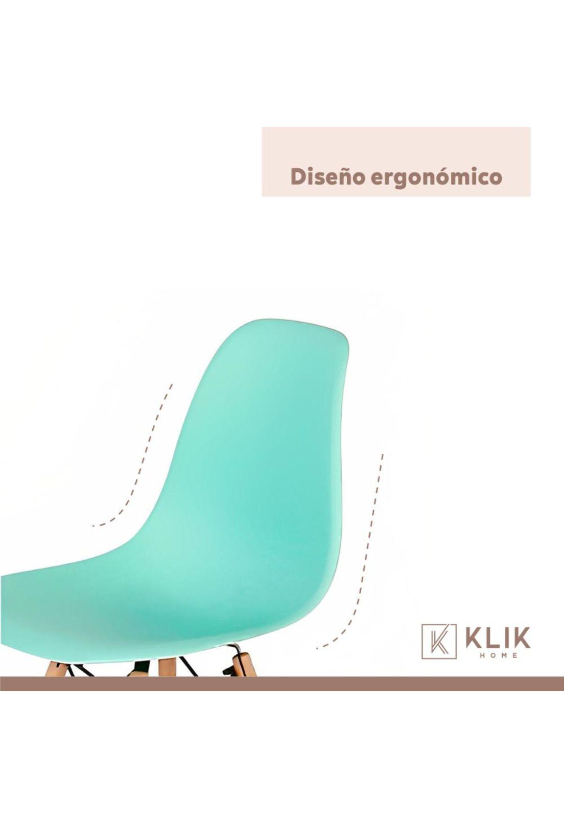 Pack de 4 Sillas Eames Menta-5