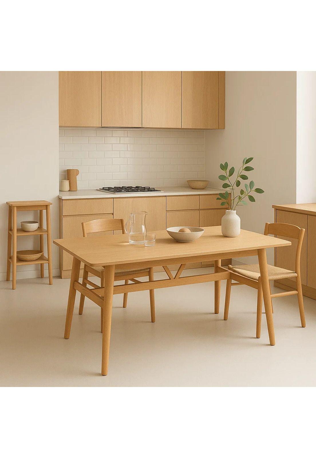 Mesa de comedor o cocina madera 120x70-2