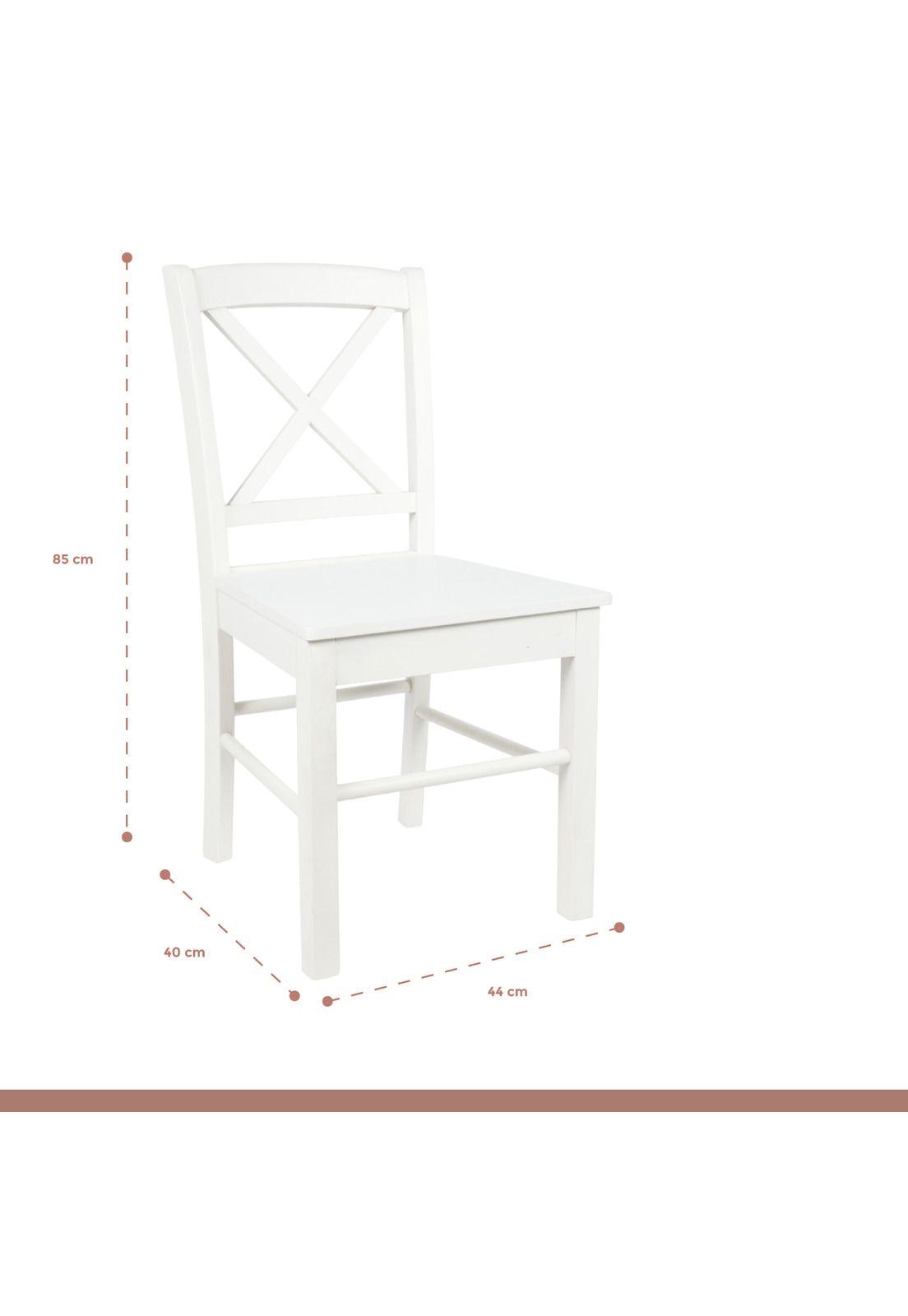 Pack de 2 Sillas de Madera Simply Blanca-4
