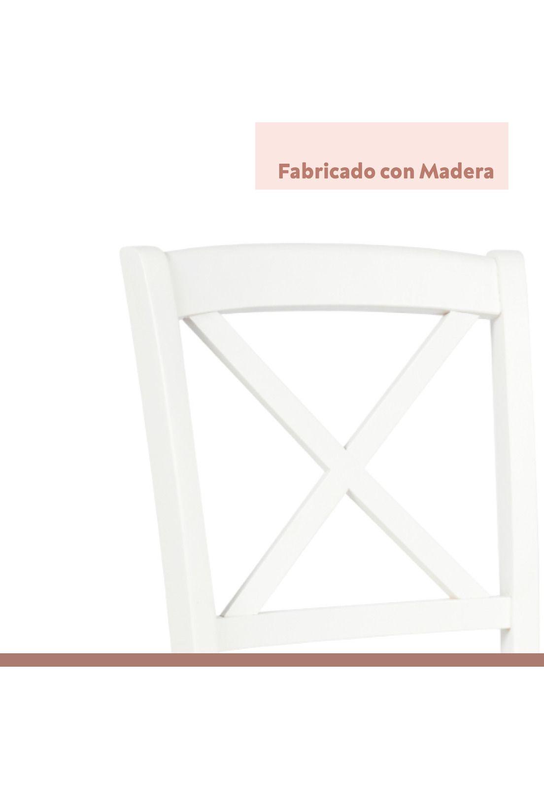 Pack de 2 Sillas de Madera Simply Blanca-5