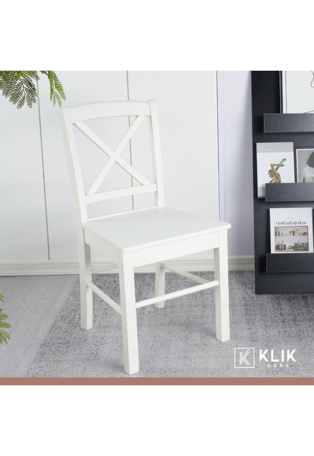 Pack de 2 Sillas de Madera Simply Blanca-1