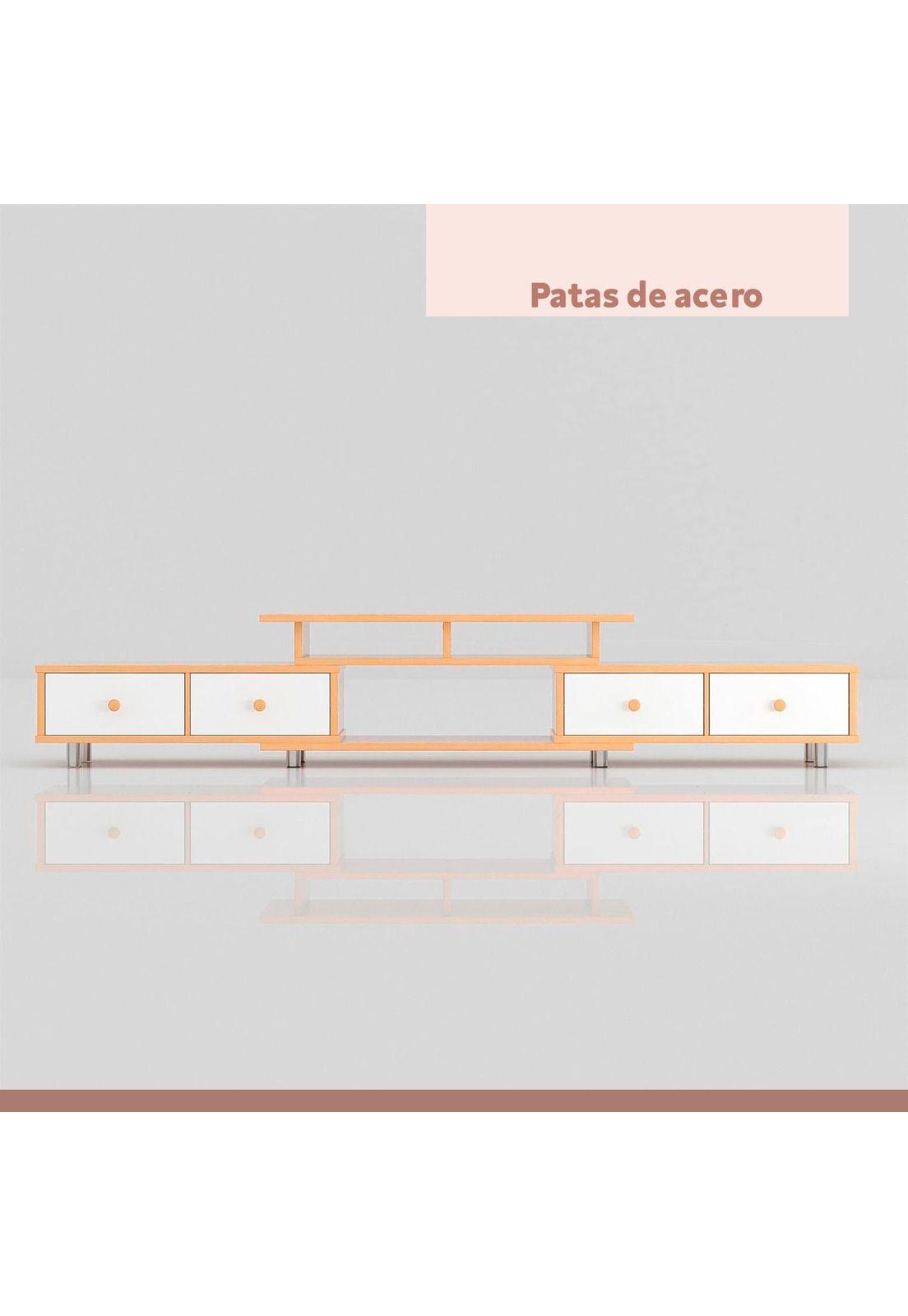 Rack TV Extendible Cuatro Cajones-6