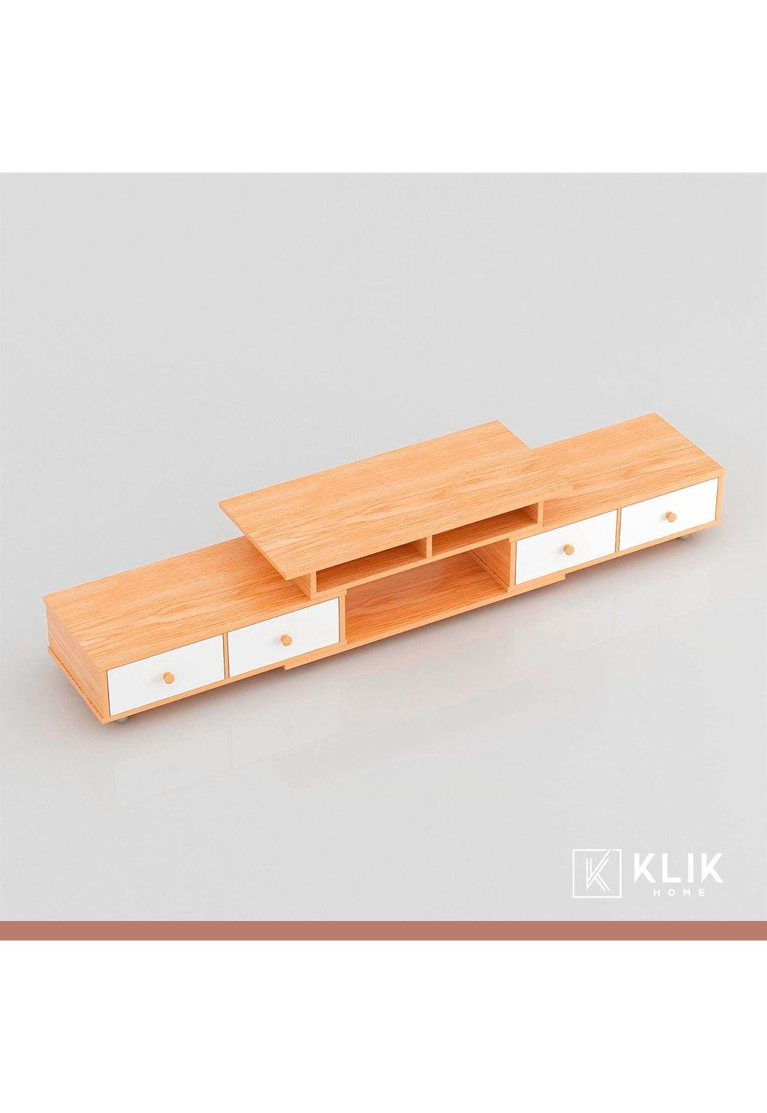 Rack TV Extendible Cuatro Cajones-7