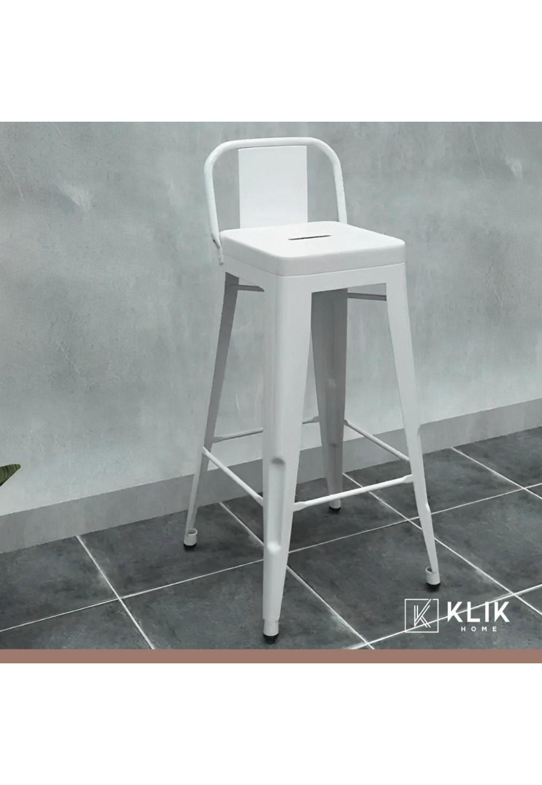 Pack de 4 Taburetes Tolix de acero - Blancos-7