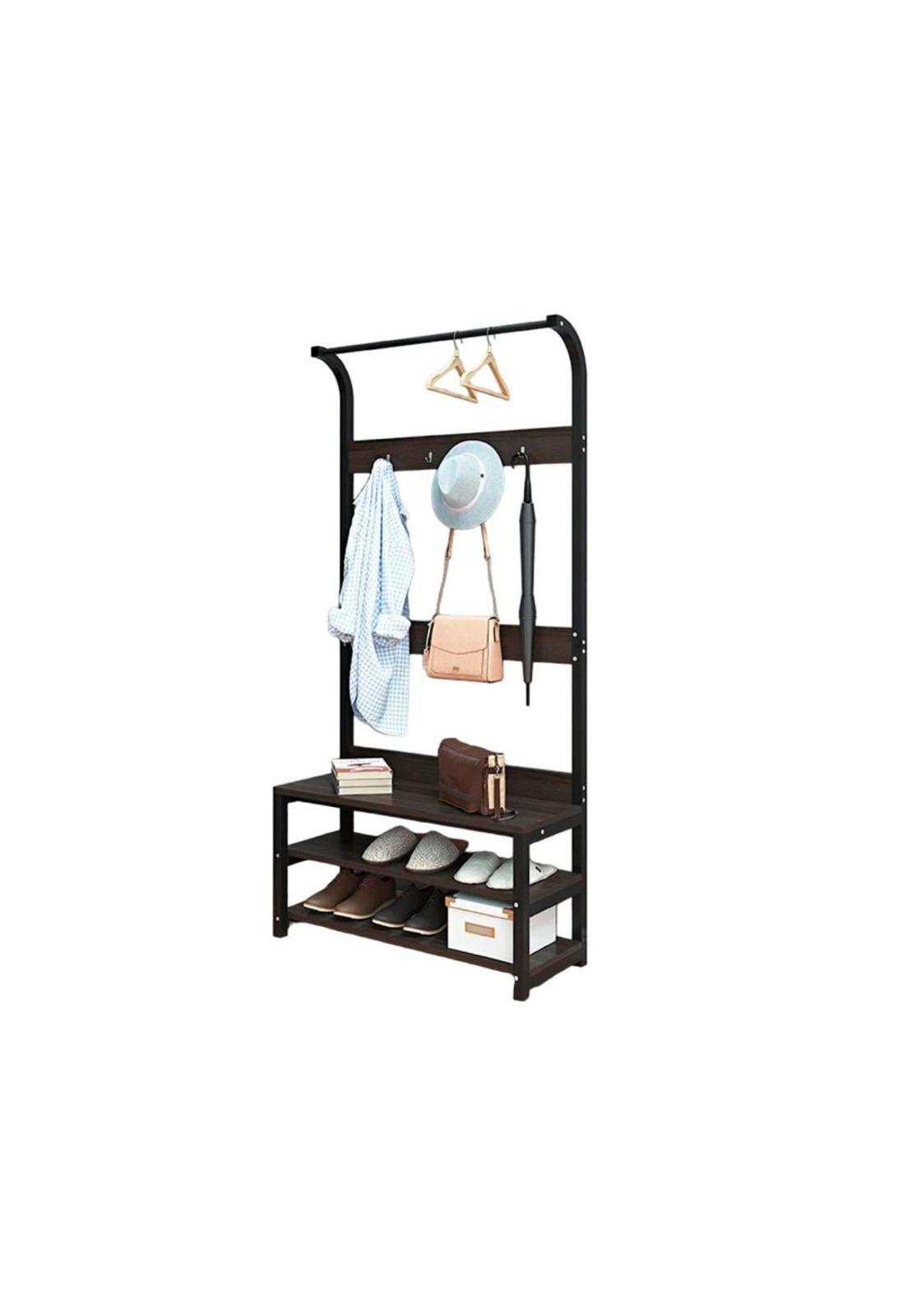 Mueble Organizador Perchero Colgador y Zapatero-0