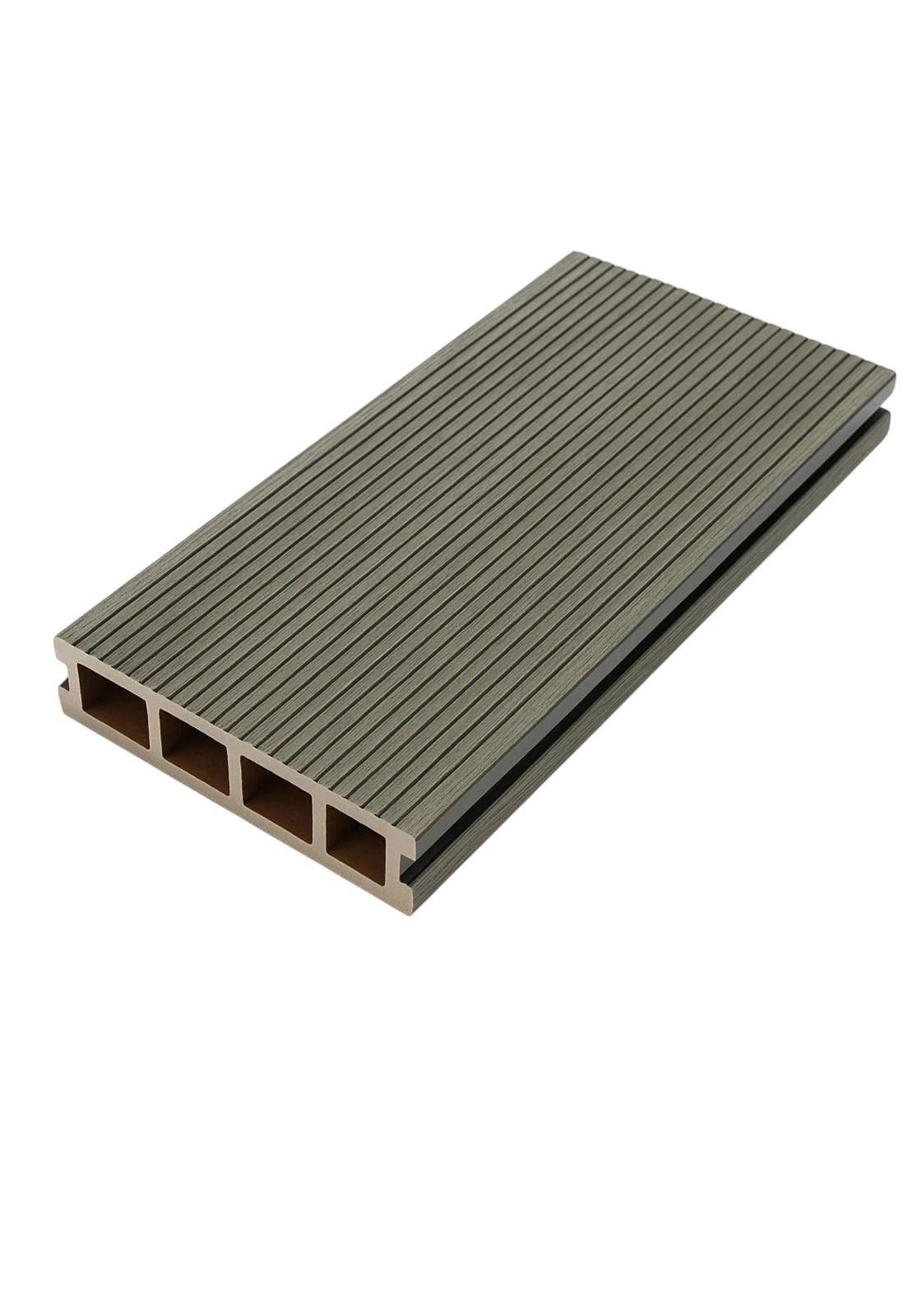 Pack de 5 deck exterior WPC madera clara-0