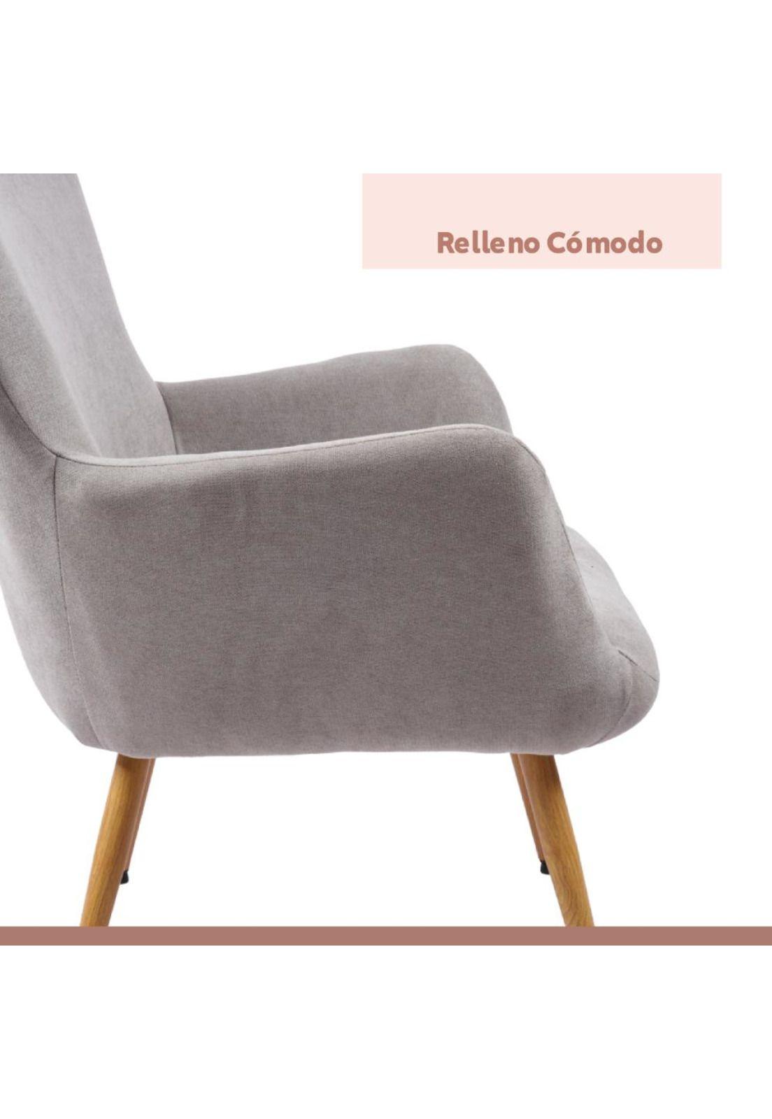 Poltrona Fabric Tipo Radar - Gris-5