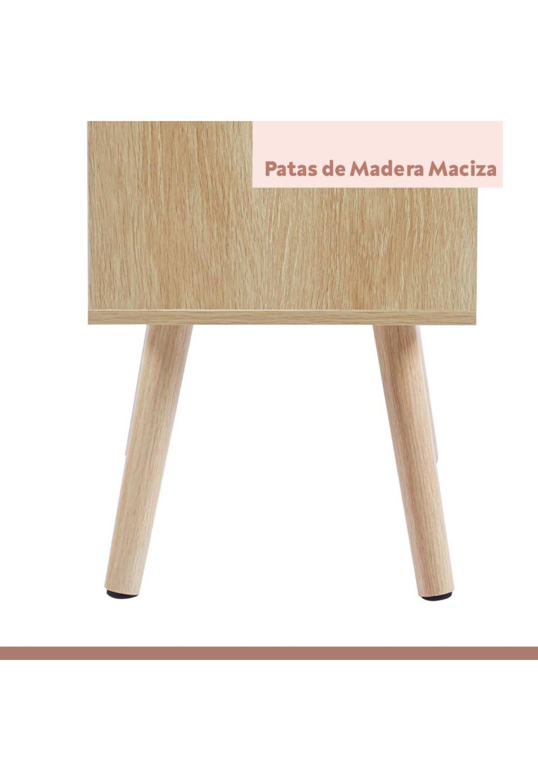 Velador Mesh Rattan con Cajon y Espacio-4