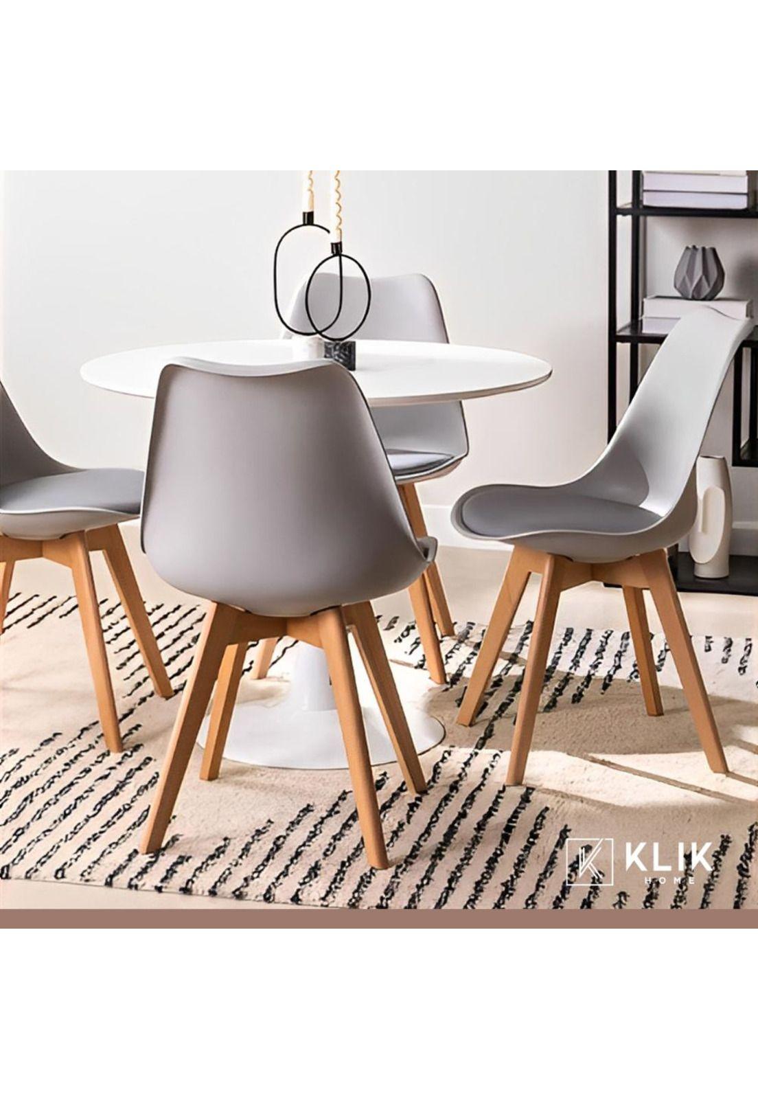 Pack de 4 Sillas Tulip Gris-1