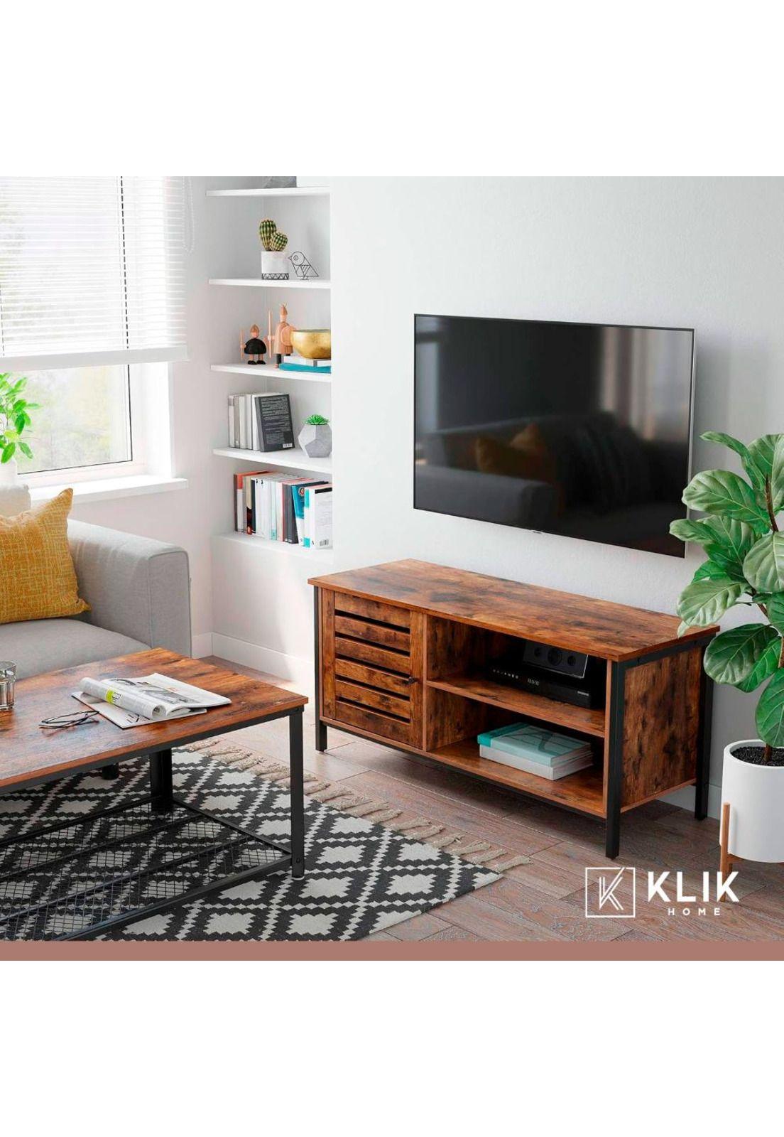 Rack de TV Rustik Madera Oscura Walnut-7