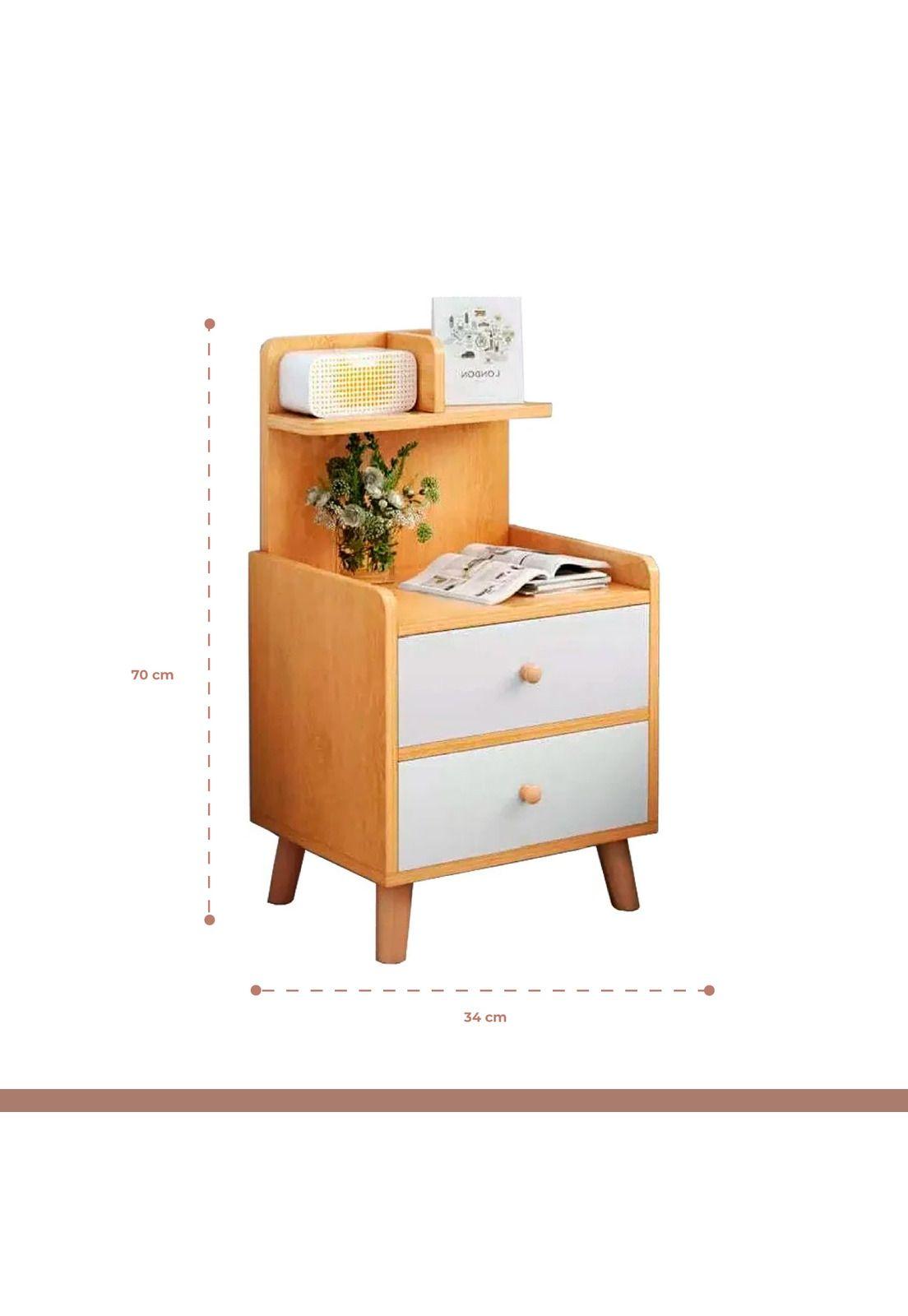 Pack de 2 Veladores 2 Niveles Con Soporte Superior-3
