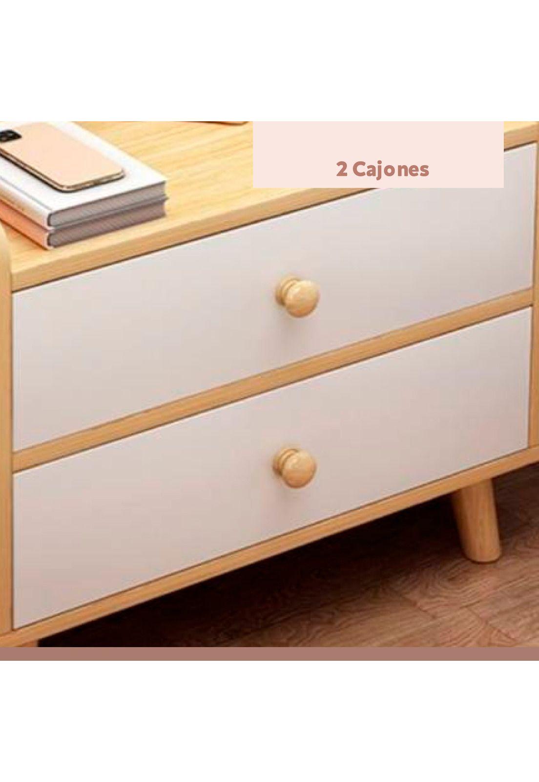 Pack de 2 Veladores 2 Niveles Con Soporte Superior-5