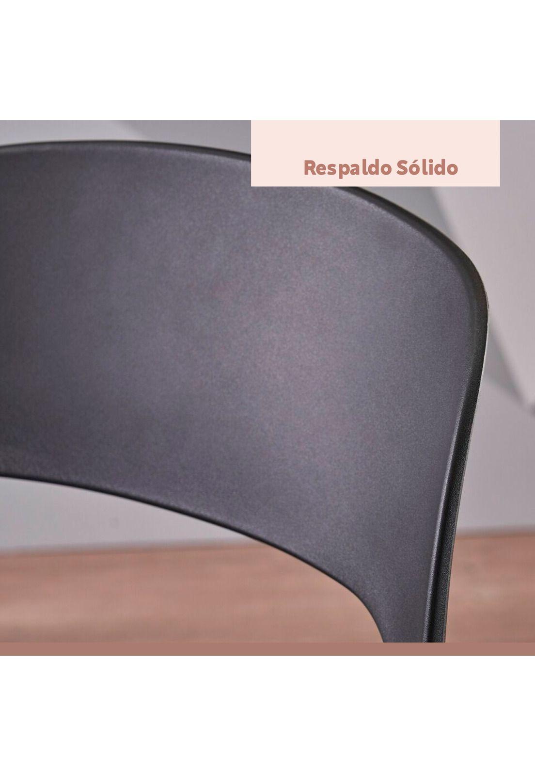 Pack de 4 Sillas Kentucky - Negras-6