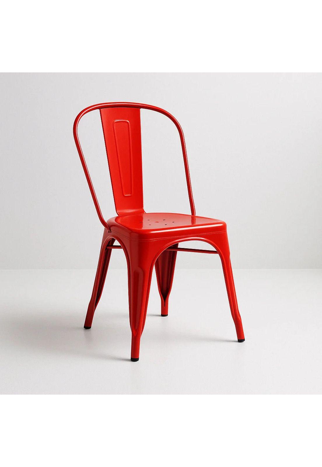 Silla Tolix - Roja-0