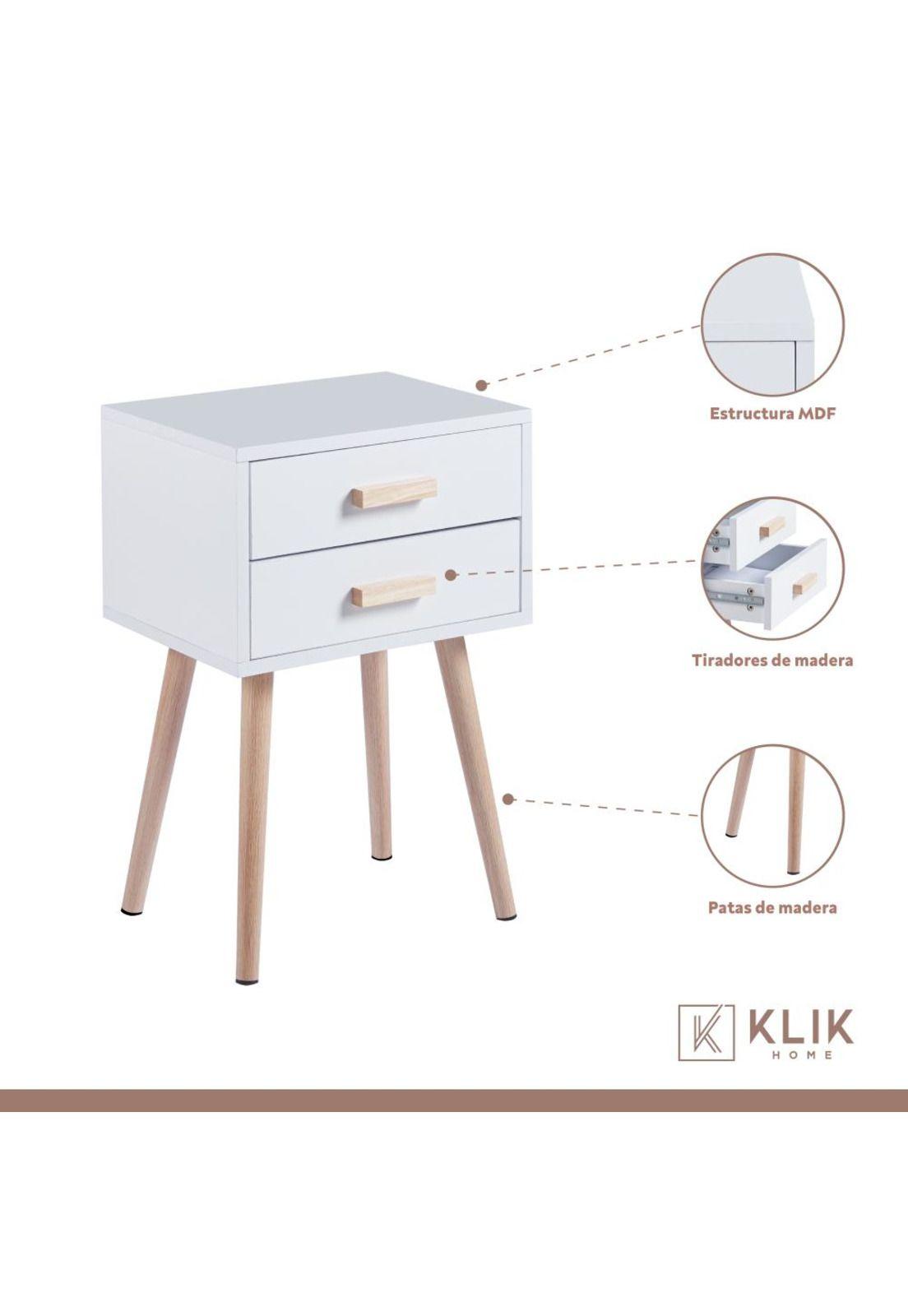 Velador Eames Doble Blanco-2