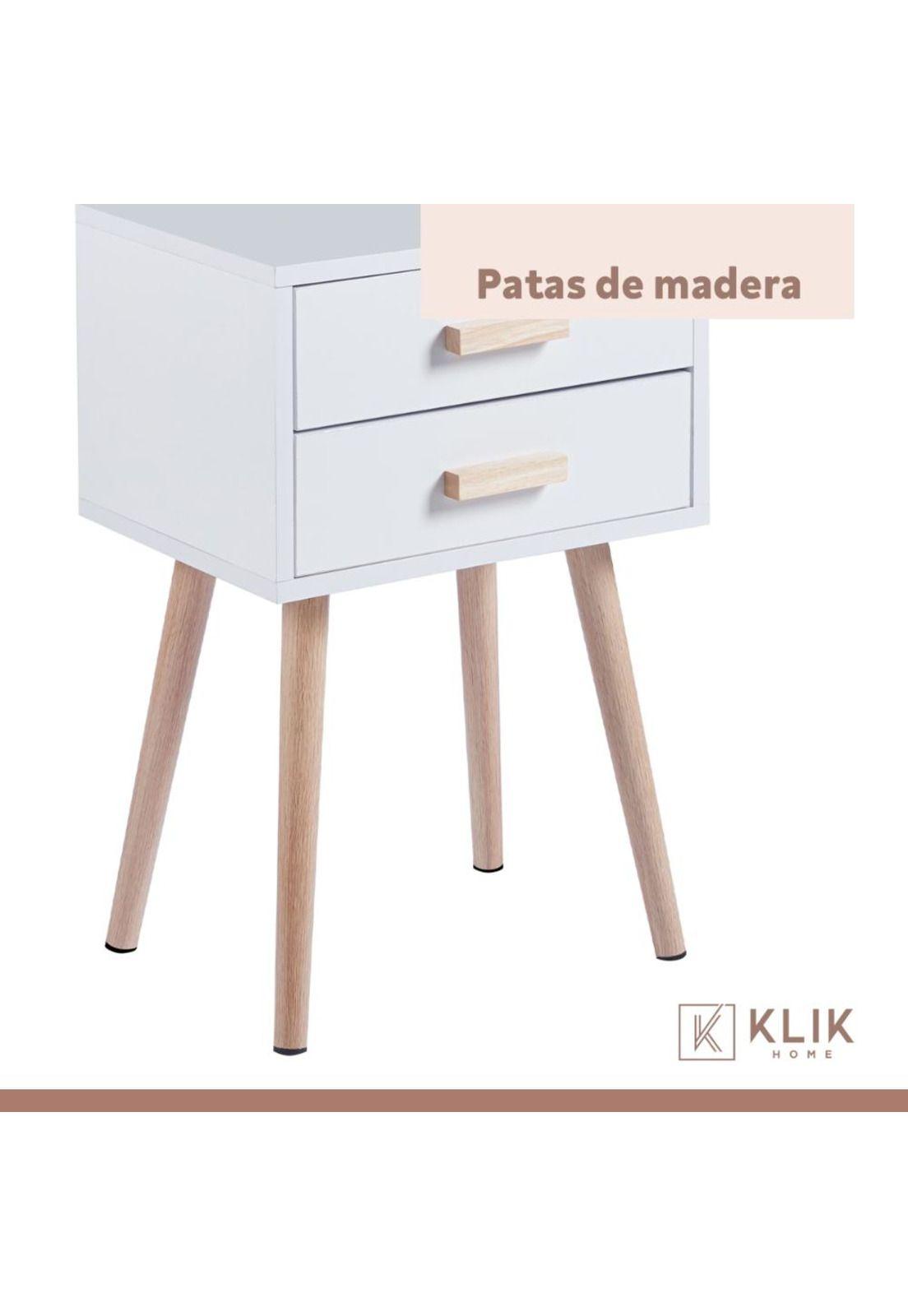 Velador Eames Doble Blanco-5