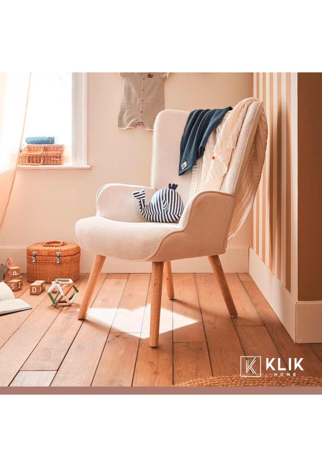 Poltrona Fabric Tipo Radar - Beige-7