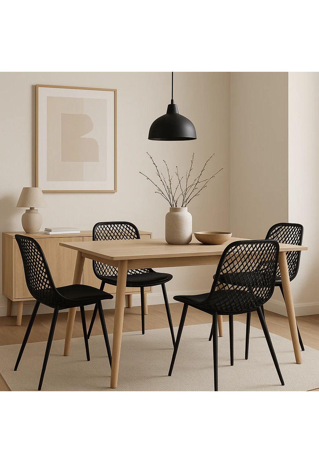 Pack de 2 Sillas Europa Acolchadas - Negras-2