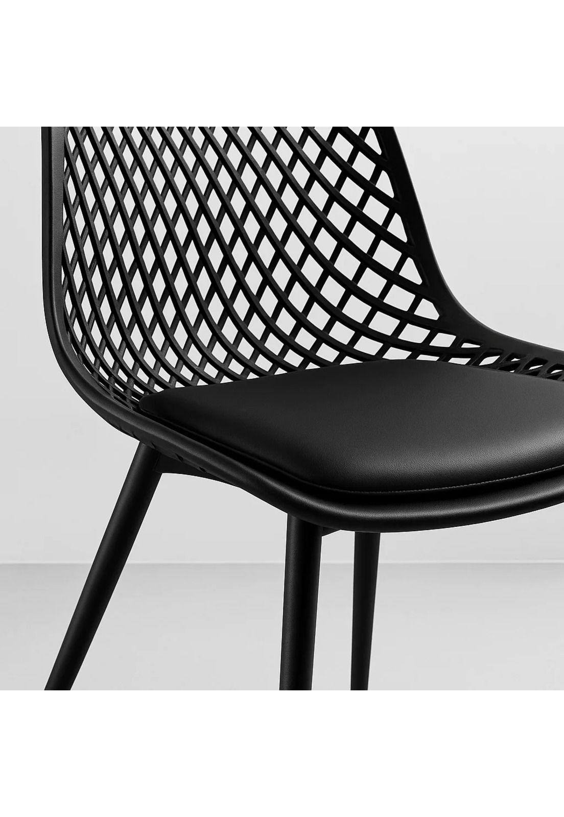 Pack de 2 Sillas Europa Acolchadas - Negras-5