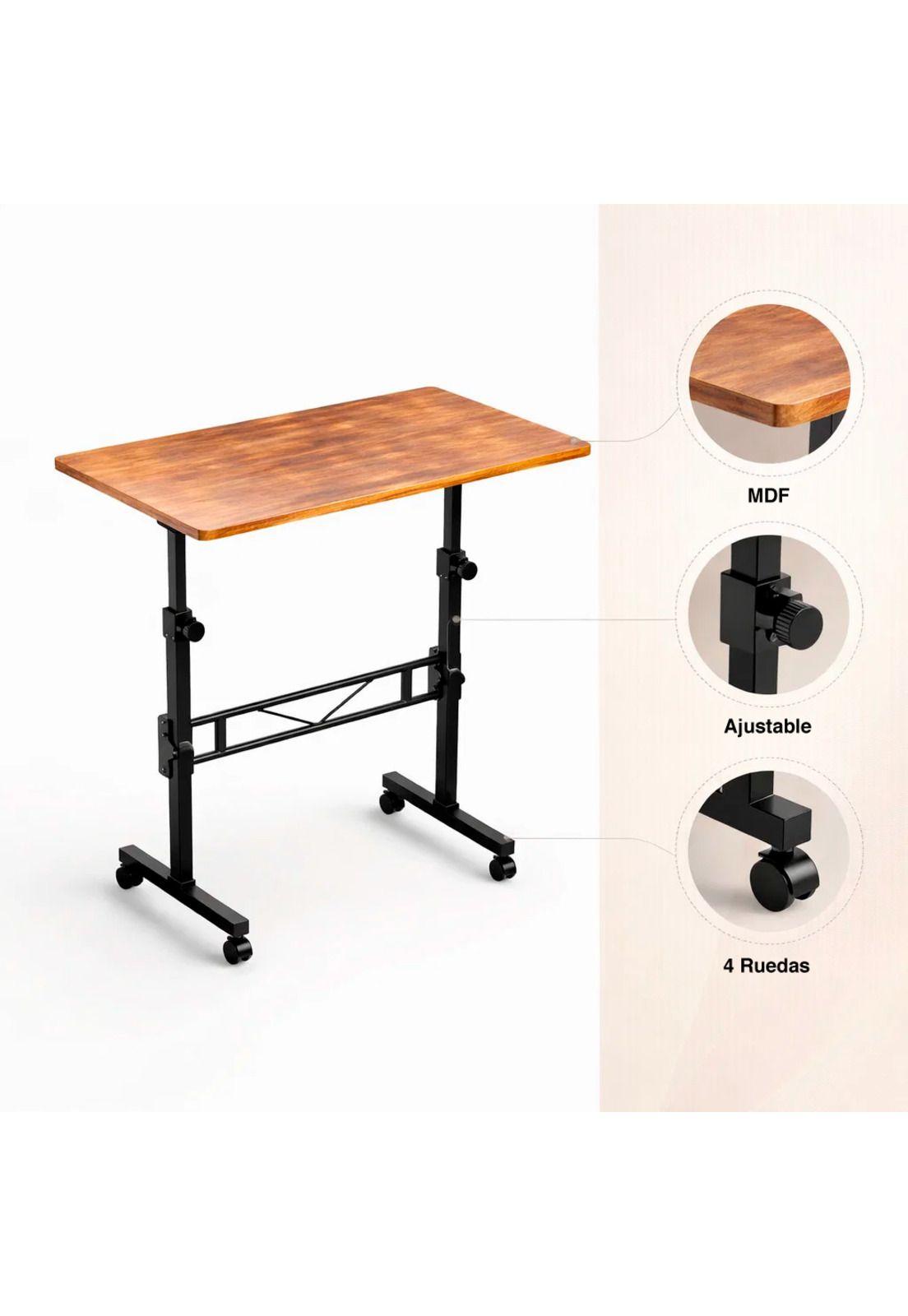 Mesa escritorio ajustable Vinna 80x40x74-4