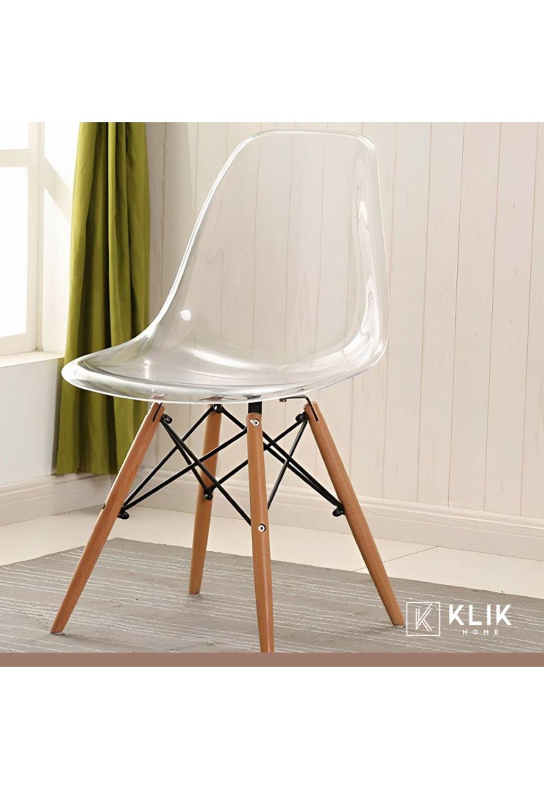 Pack de 4 Sillas Eames Transparentes-7