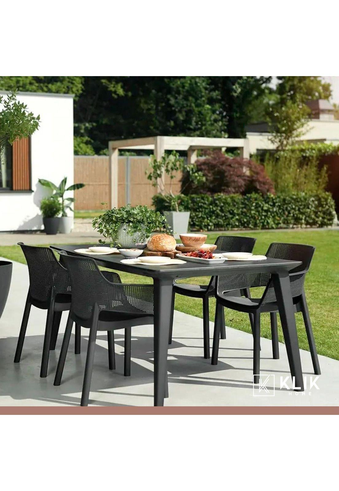 Butaca Terraza Exterior Wide Air - Negra-7