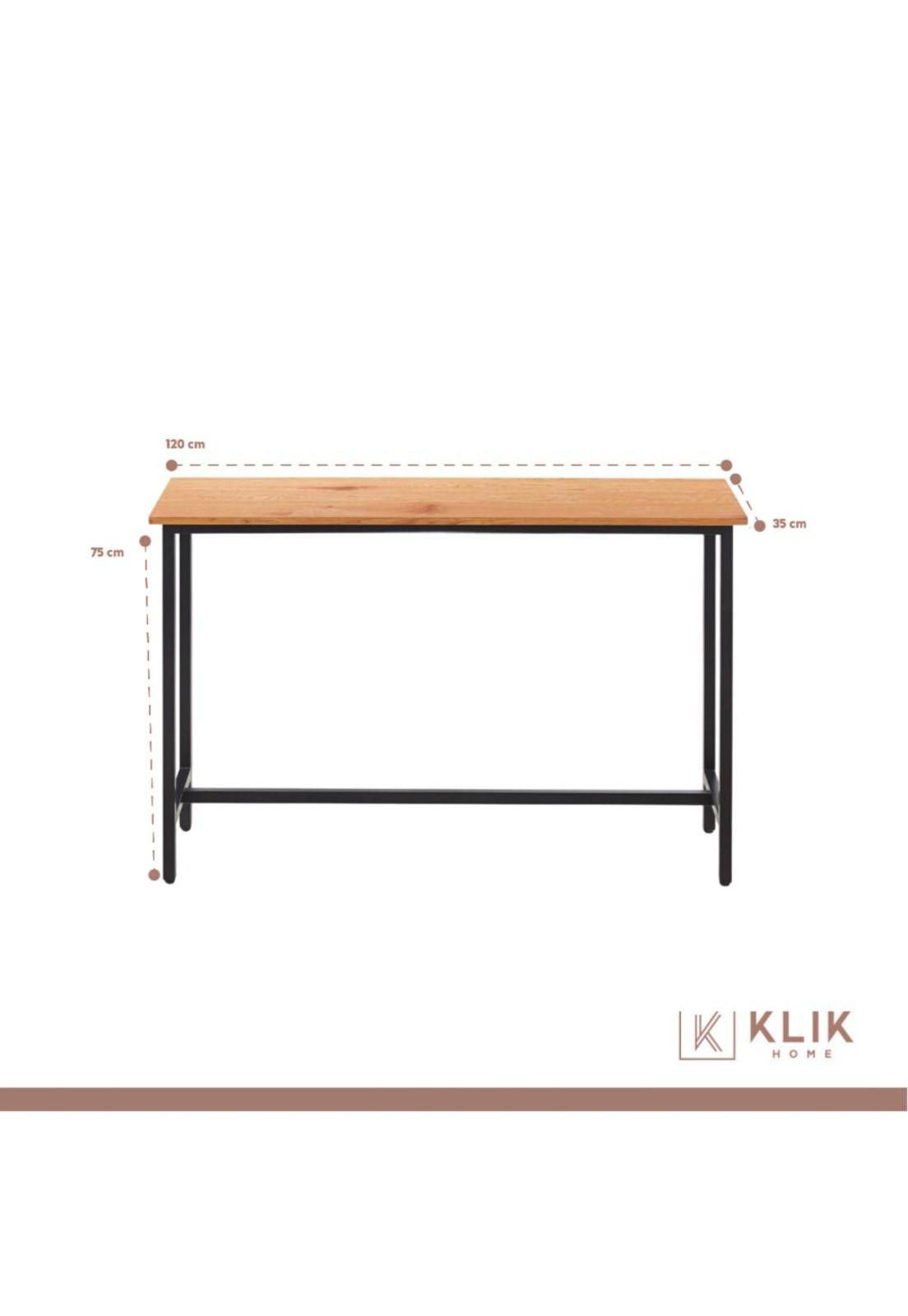 Mesa de Arrimo o Bar Alta Rustik - Madera Clara-3