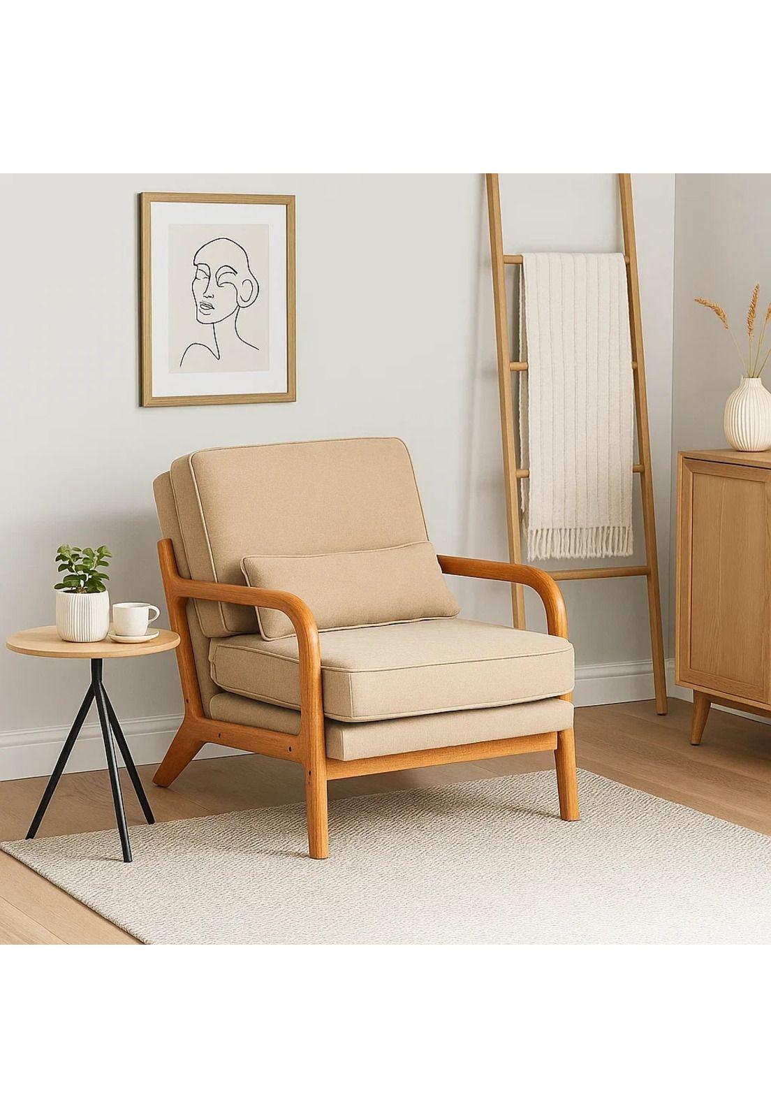 Sillón Lounge Askja - Arena Claro-2