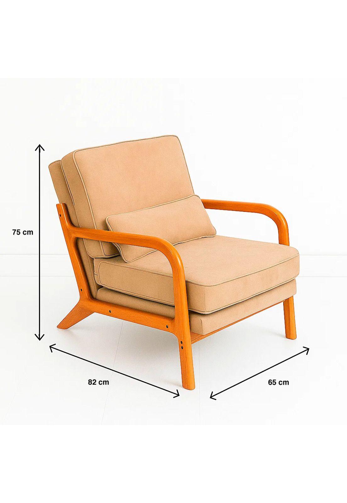 Sillón Lounge Askja - Arena Claro-3